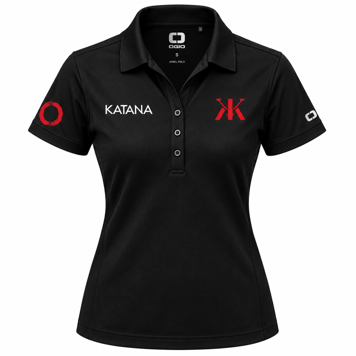 KATANA Women's OGIO Jewel Performance Polo – Black