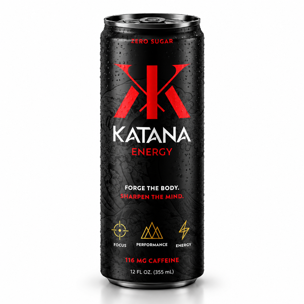 KATANA Energy™ Zero Sugar Performance Energy Drink – 4 Pack