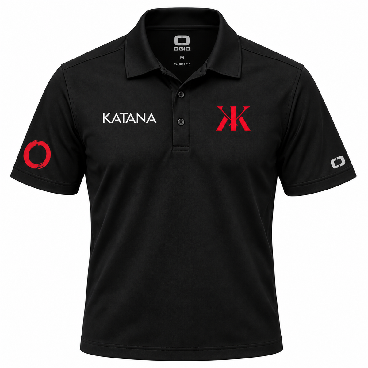 KATANA Men's OGIO Caliber 2.0 Performance Polo — Black